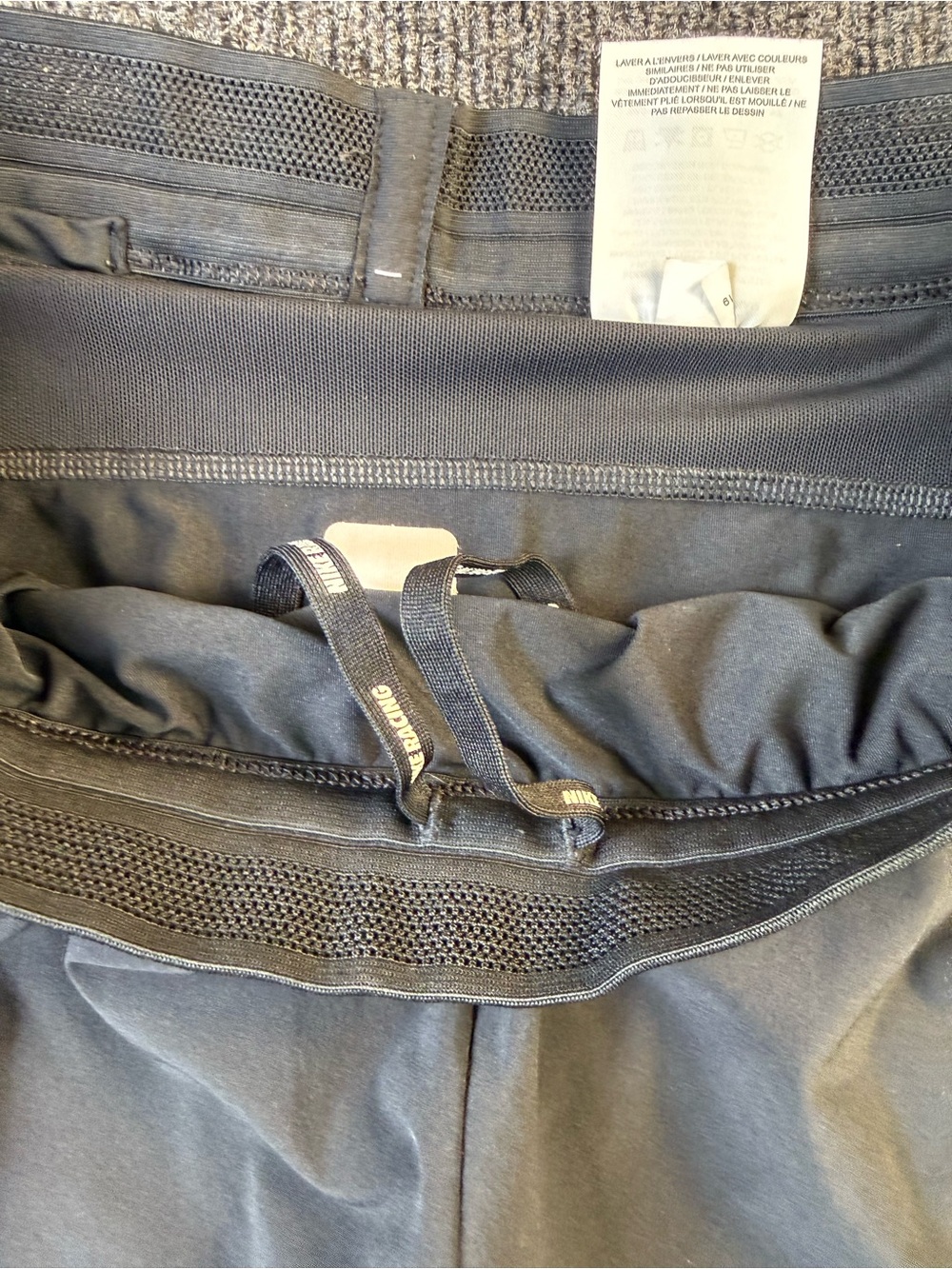 Nike Black Athletic Racing Shorts with White Swoosh women’s small - Picture 9 of 16